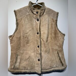 Vintage Eddie Bauer Genuine Suede Vest